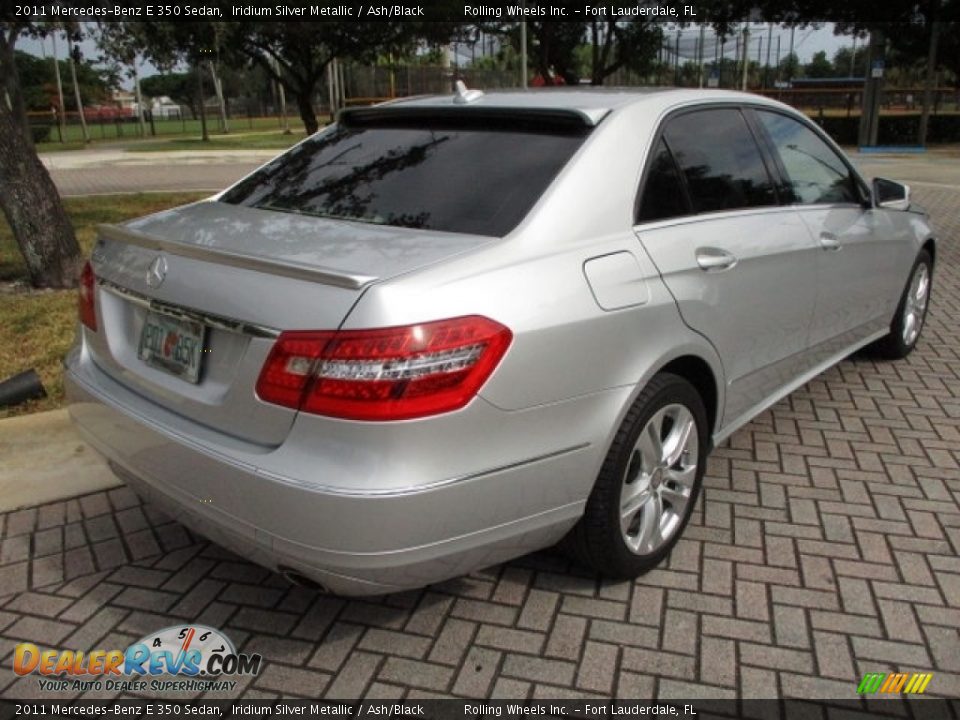 2011 Mercedes-Benz E 350 Sedan Iridium Silver Metallic / Ash/Black Photo #11