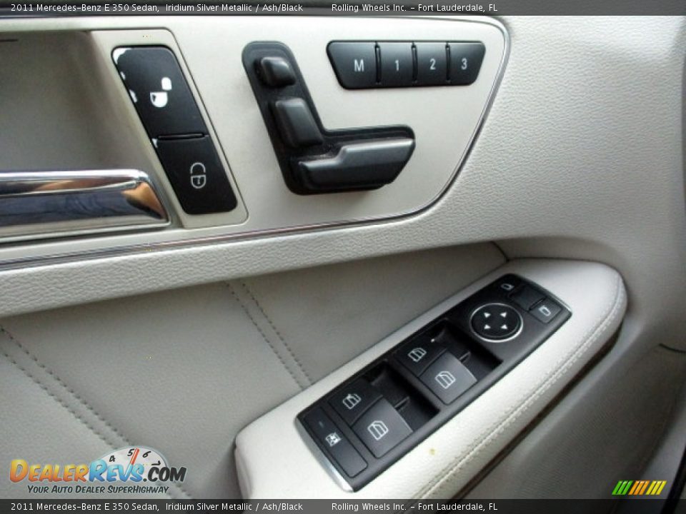 2011 Mercedes-Benz E 350 Sedan Iridium Silver Metallic / Ash/Black Photo #14