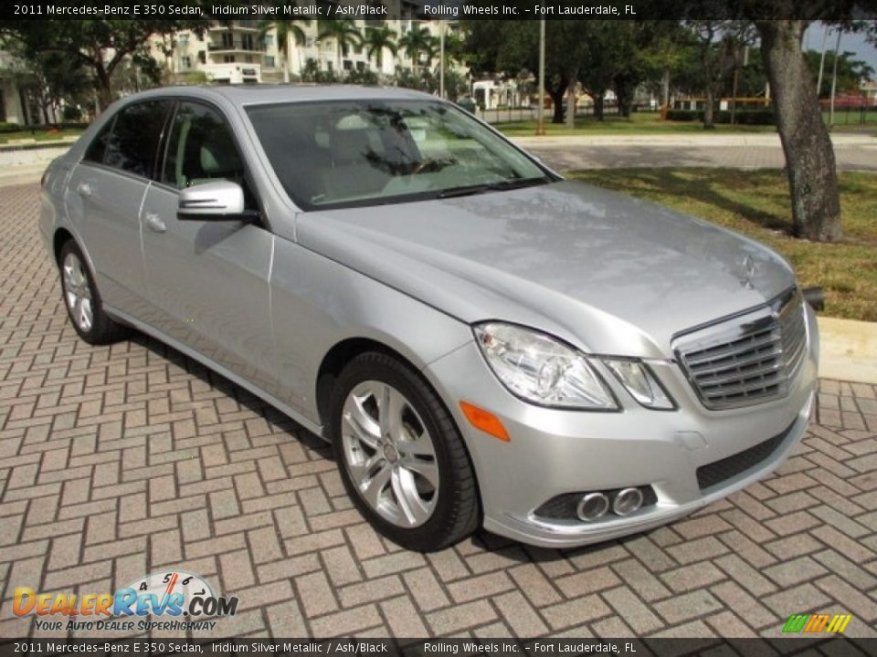 2011 Mercedes-Benz E 350 Sedan Iridium Silver Metallic / Ash/Black Photo #16