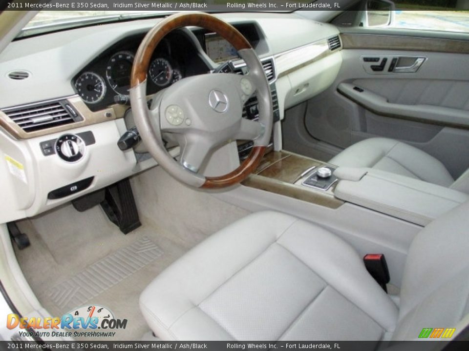 2011 Mercedes-Benz E 350 Sedan Iridium Silver Metallic / Ash/Black Photo #17