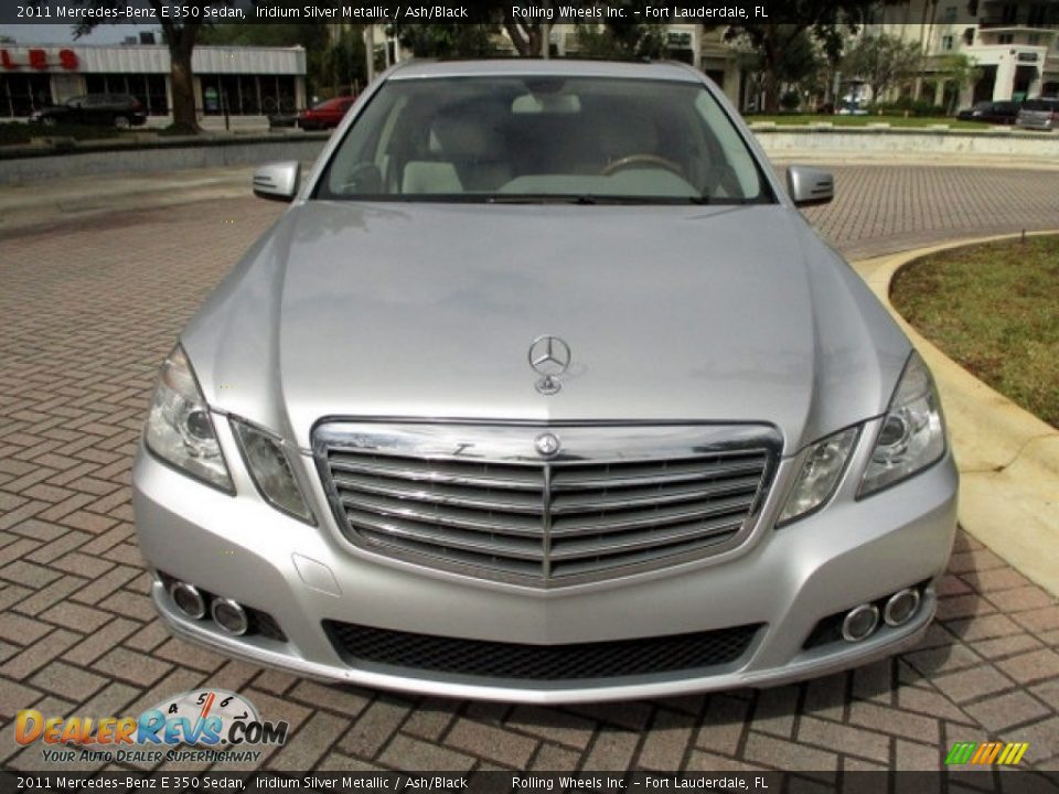 2011 Mercedes-Benz E 350 Sedan Iridium Silver Metallic / Ash/Black Photo #18