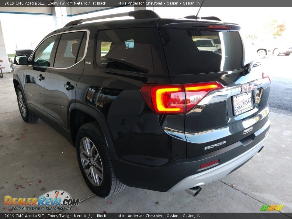 2019 GMC Acadia SLE Ebony Twilight Metallic / Jet Black Photo #9