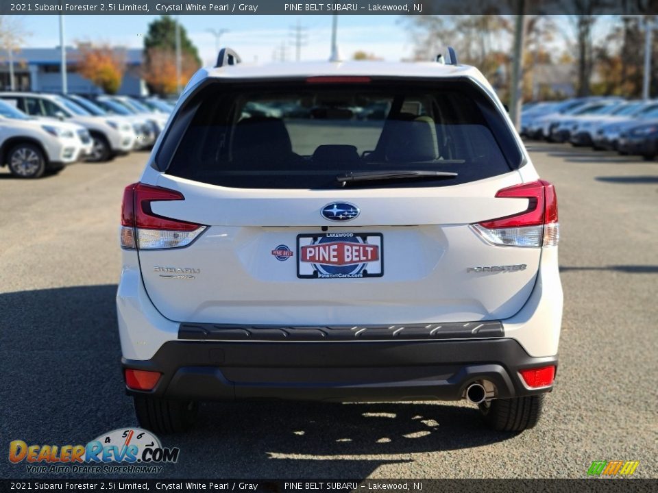 2021 Subaru Forester 2.5i Limited Crystal White Pearl / Gray Photo #7