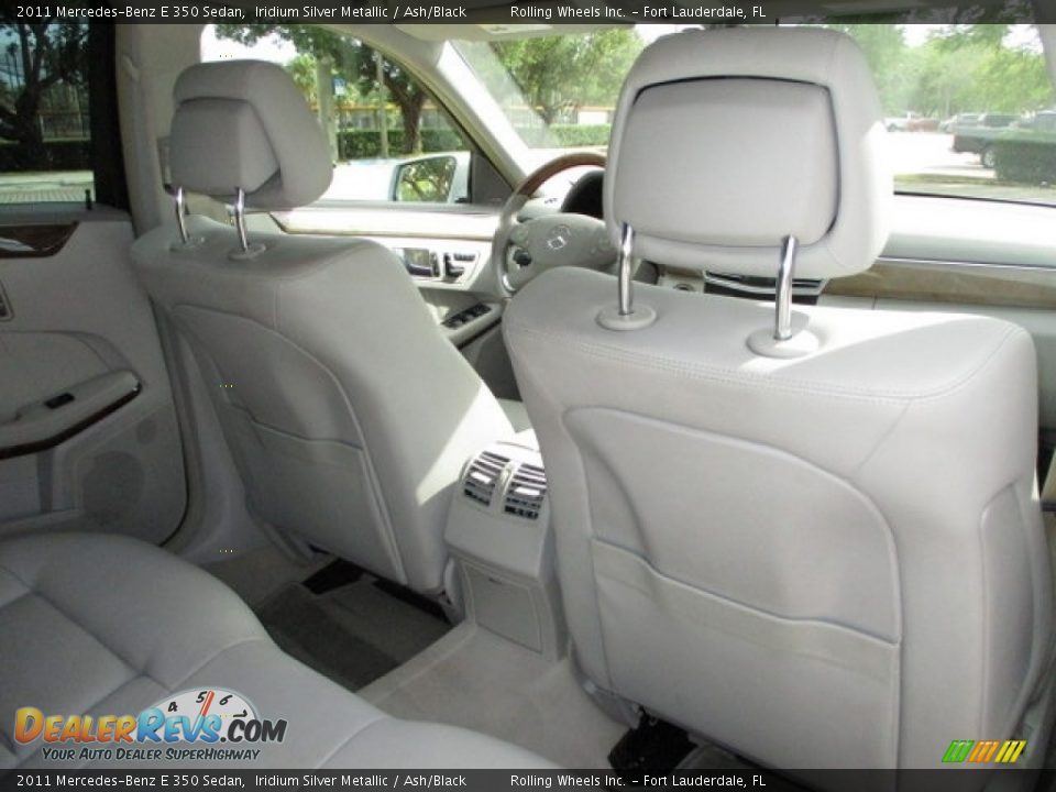 2011 Mercedes-Benz E 350 Sedan Iridium Silver Metallic / Ash/Black Photo #19