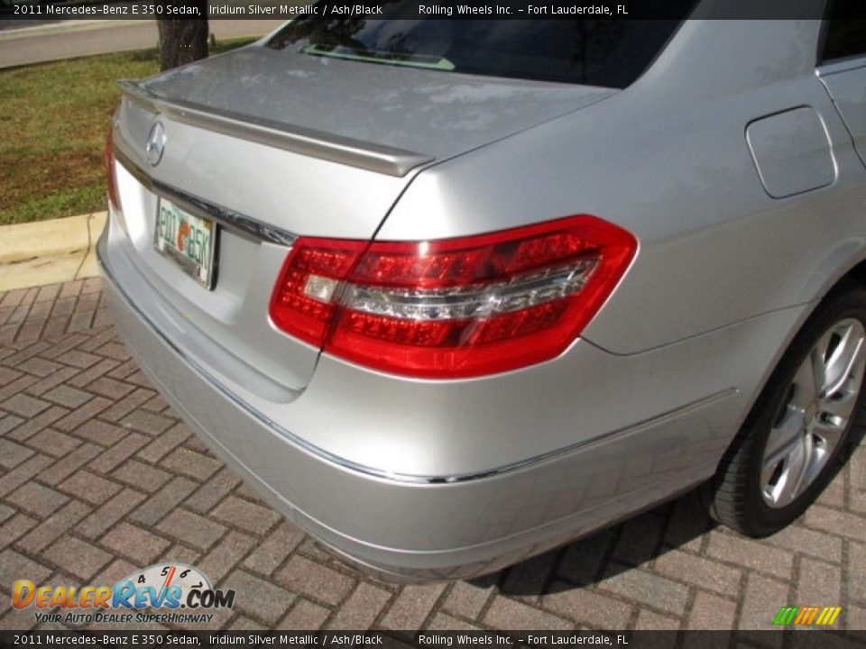 2011 Mercedes-Benz E 350 Sedan Iridium Silver Metallic / Ash/Black Photo #20