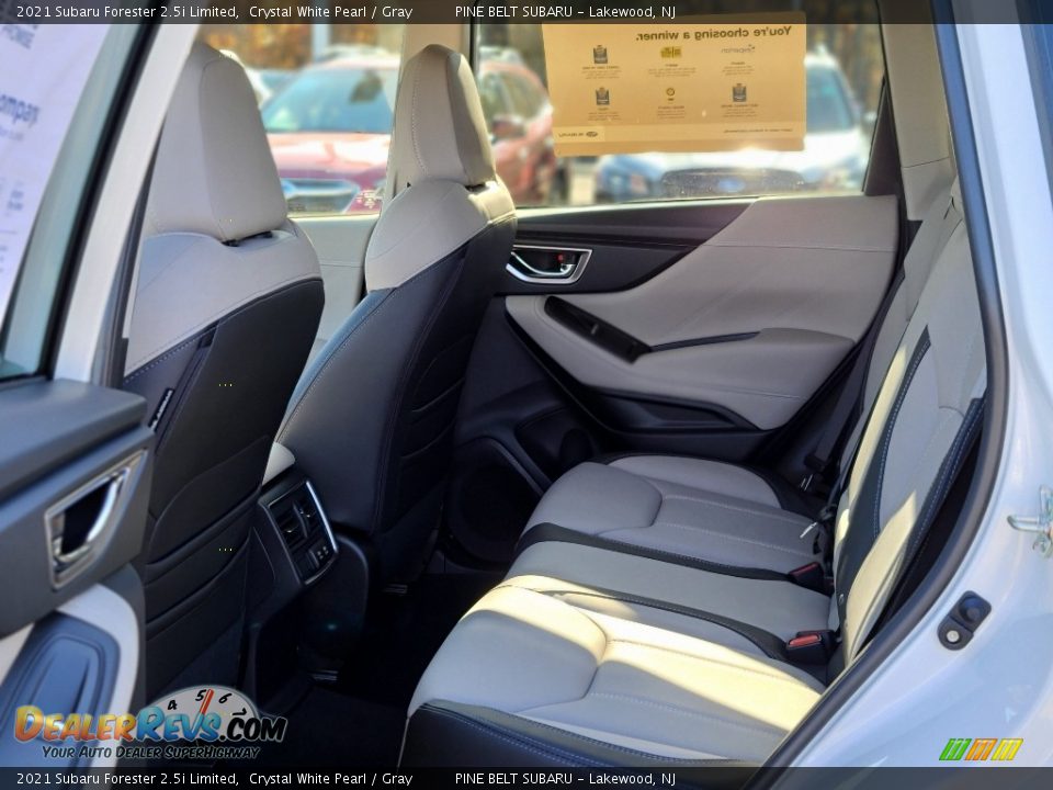2021 Subaru Forester 2.5i Limited Crystal White Pearl / Gray Photo #9