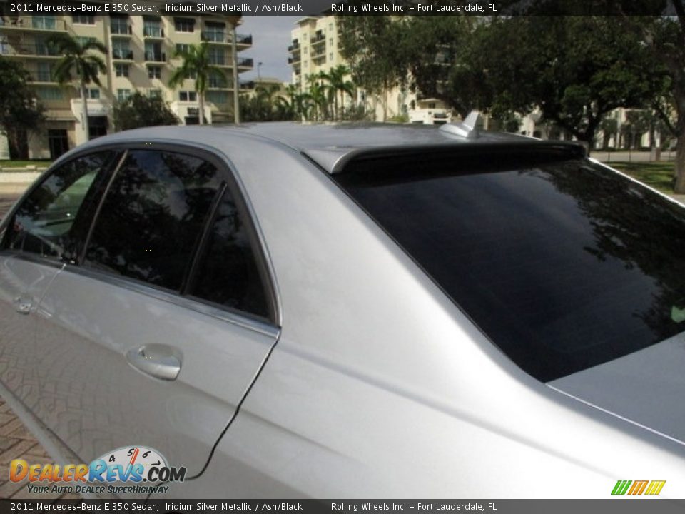 2011 Mercedes-Benz E 350 Sedan Iridium Silver Metallic / Ash/Black Photo #22
