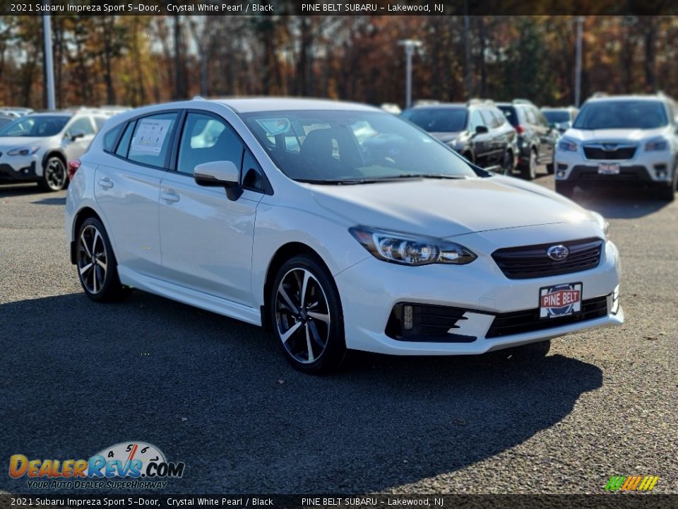 2021 Subaru Impreza Sport 5-Door Crystal White Pearl / Black Photo #1