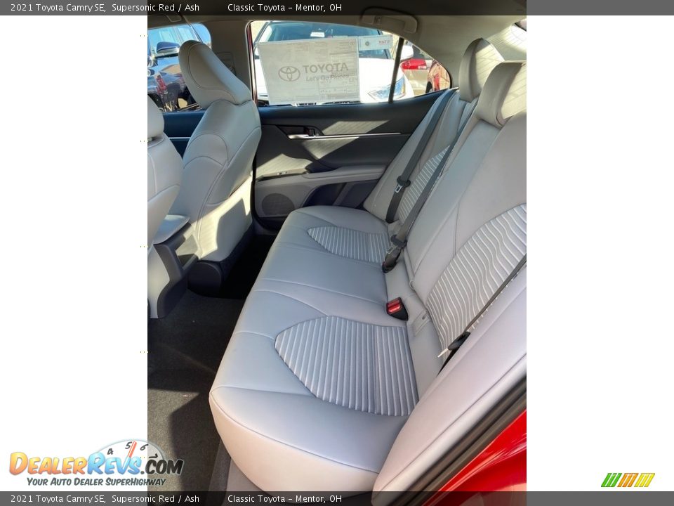 2021 Toyota Camry SE Supersonic Red / Ash Photo #3