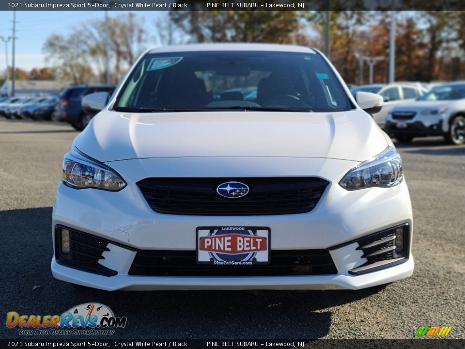 2021 Subaru Impreza Sport 5-Door Crystal White Pearl / Black Photo #3