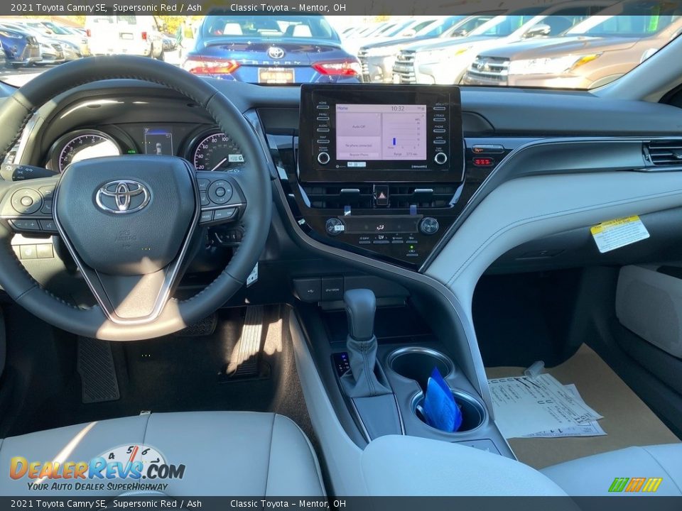 2021 Toyota Camry SE Supersonic Red / Ash Photo #4