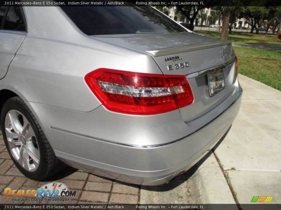 2011 Mercedes-Benz E 350 Sedan Iridium Silver Metallic / Ash/Black Photo #36