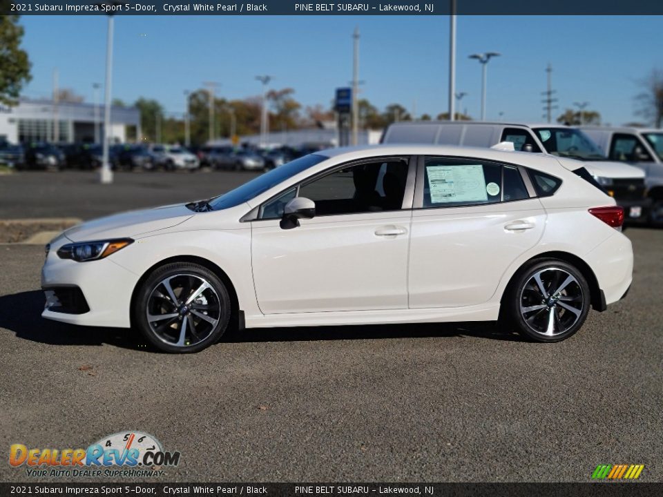 Crystal White Pearl 2021 Subaru Impreza Sport 5-Door Photo #4