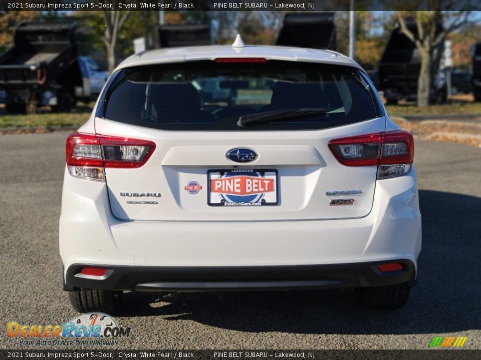 2021 Subaru Impreza Sport 5-Door Crystal White Pearl / Black Photo #7