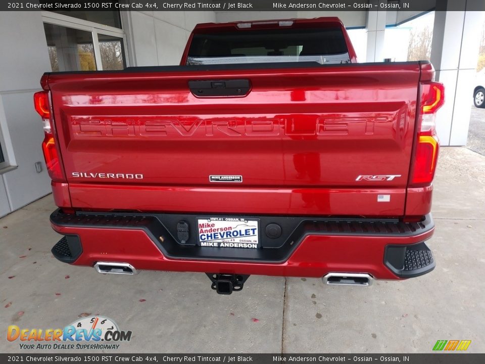 2021 Chevrolet Silverado 1500 RST Crew Cab 4x4 Cherry Red Tintcoat / Jet Black Photo #5