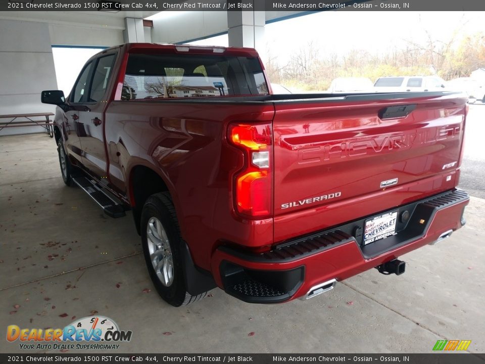 2021 Chevrolet Silverado 1500 RST Crew Cab 4x4 Cherry Red Tintcoat / Jet Black Photo #7