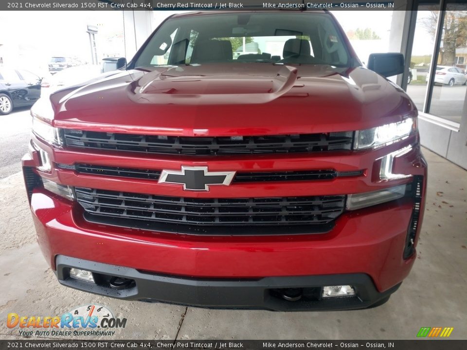 2021 Chevrolet Silverado 1500 RST Crew Cab 4x4 Cherry Red Tintcoat / Jet Black Photo #9