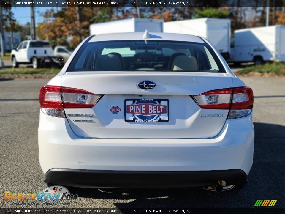 2021 Subaru Impreza Premium Sedan Crystal White Pearl / Black Photo #7