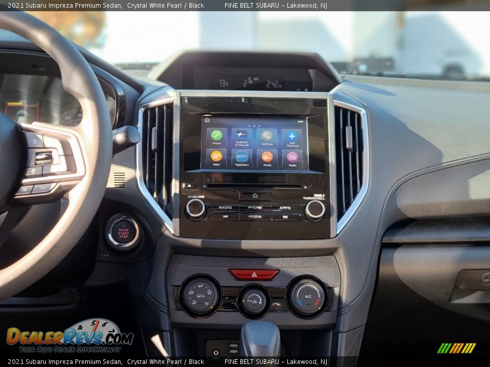 2021 Subaru Impreza Premium Sedan Crystal White Pearl / Black Photo #10