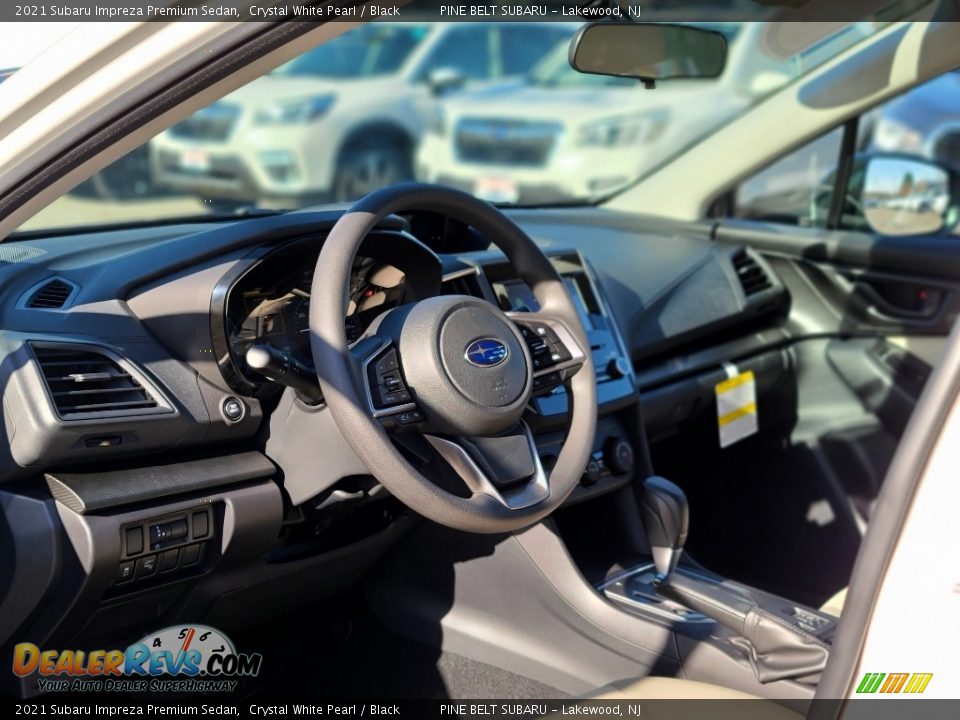 2021 Subaru Impreza Premium Sedan Crystal White Pearl / Black Photo #13