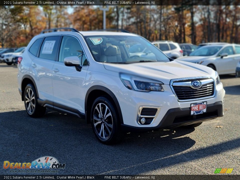 2021 Subaru Forester 2.5i Limited Crystal White Pearl / Black Photo #1