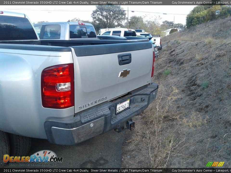 2011 Chevrolet Silverado 3500HD LTZ Crew Cab 4x4 Dually Sheer Silver Metallic / Light Titanium/Dark Titanium Photo #17