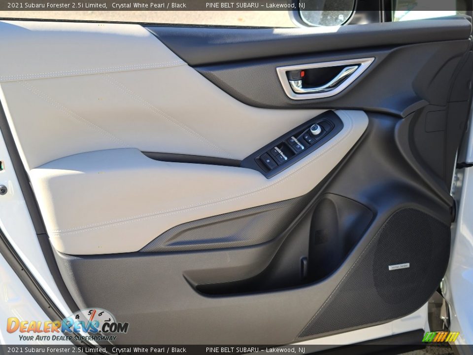 2021 Subaru Forester 2.5i Limited Crystal White Pearl / Black Photo #12