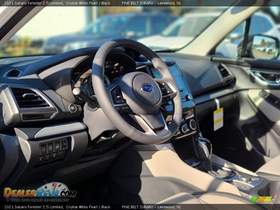 2021 Subaru Forester 2.5i Limited Crystal White Pearl / Black Photo #13