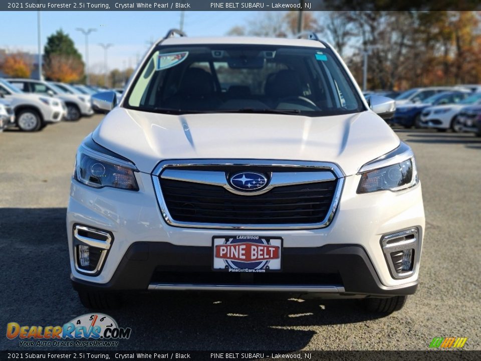 2021 Subaru Forester 2.5i Touring Crystal White Pearl / Black Photo #3