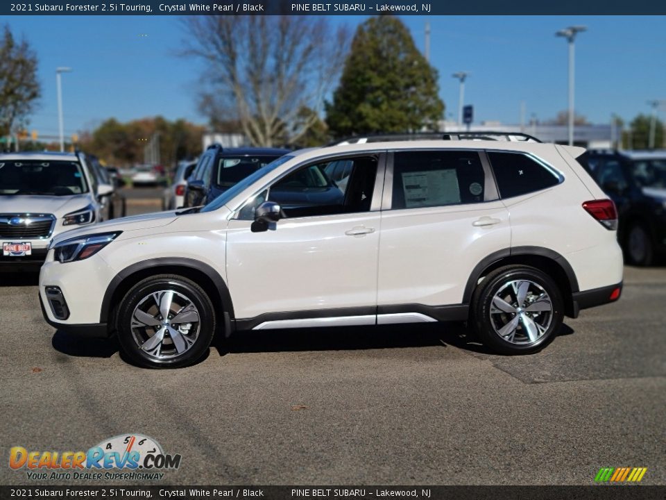 2021 Subaru Forester 2.5i Touring Crystal White Pearl / Black Photo #4