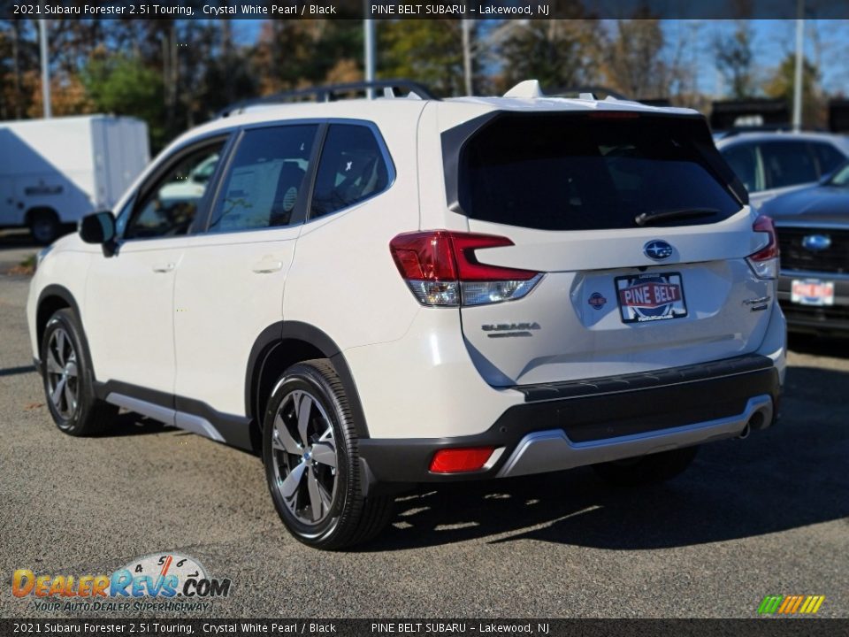 2021 Subaru Forester 2.5i Touring Crystal White Pearl / Black Photo #6