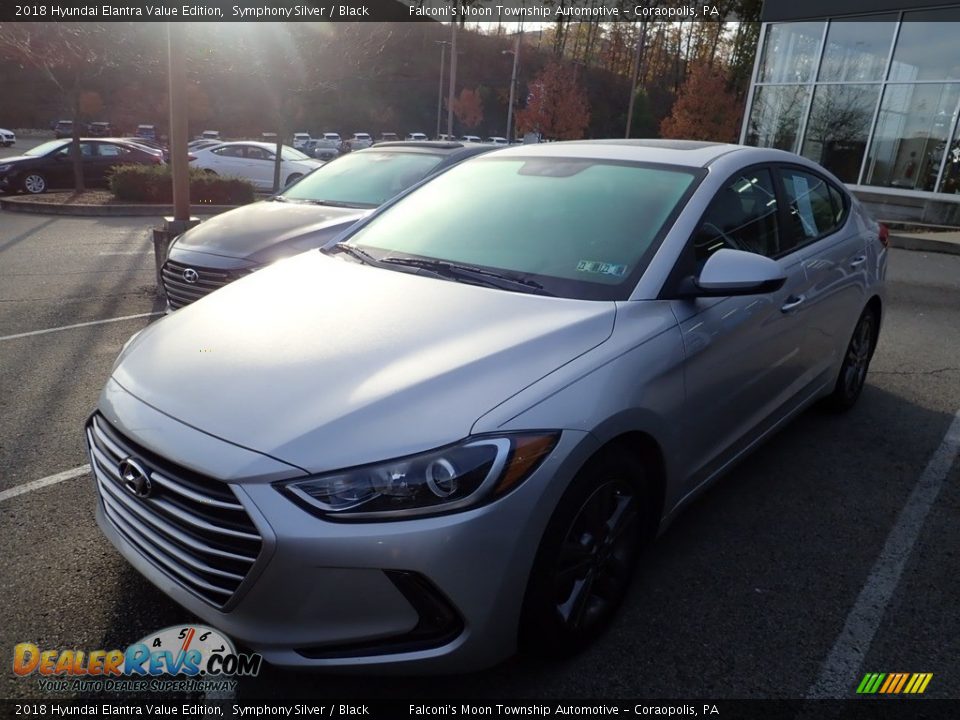 2018 Hyundai Elantra Value Edition Symphony Silver / Black Photo #1