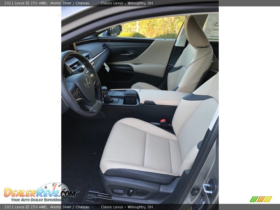 2021 Lexus ES 250 AWD Atomic Silver / Chateau Photo #2