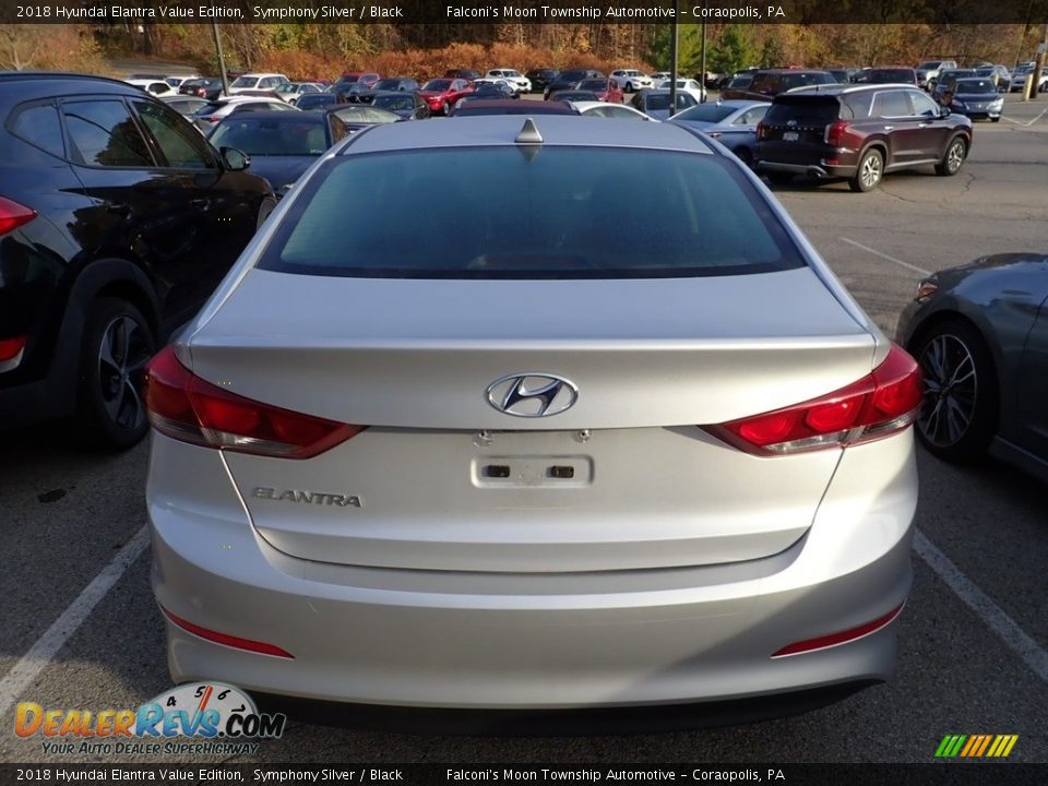 2018 Hyundai Elantra Value Edition Symphony Silver / Black Photo #3