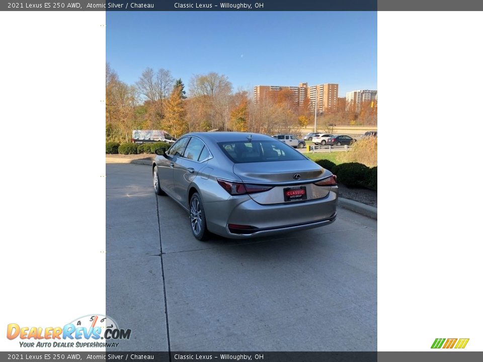 2021 Lexus ES 250 AWD Atomic Silver / Chateau Photo #4