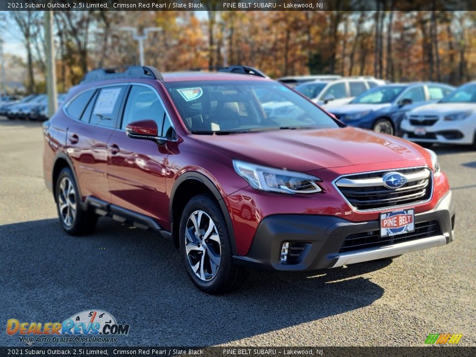 2021 Subaru Outback 2.5i Limited Crimson Red Pearl / Slate Black Photo #1