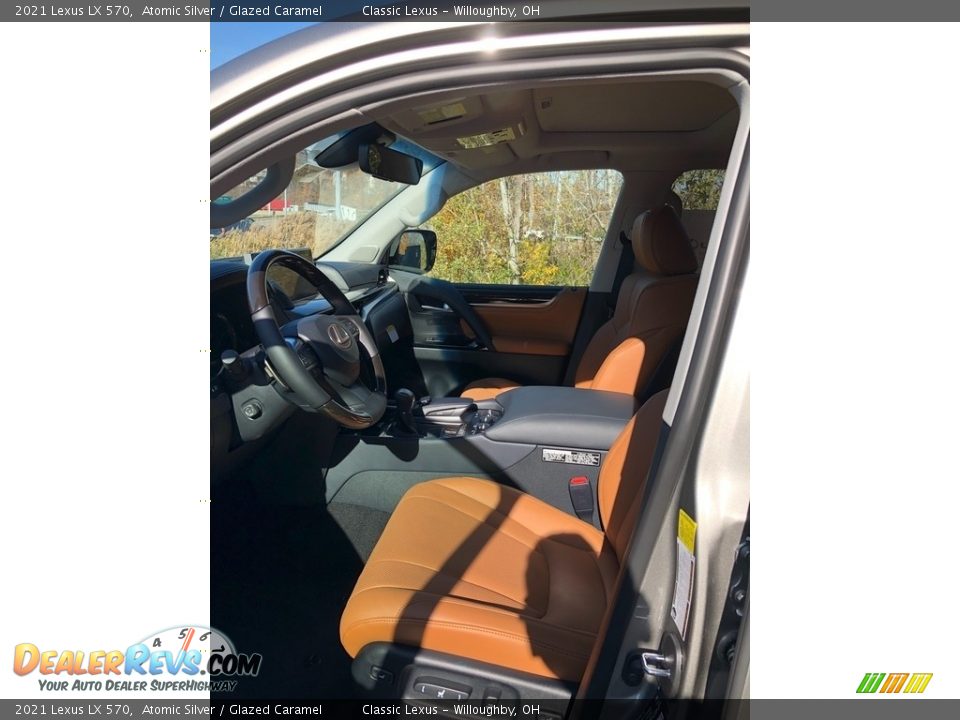 2021 Lexus LX 570 Atomic Silver / Glazed Caramel Photo #2