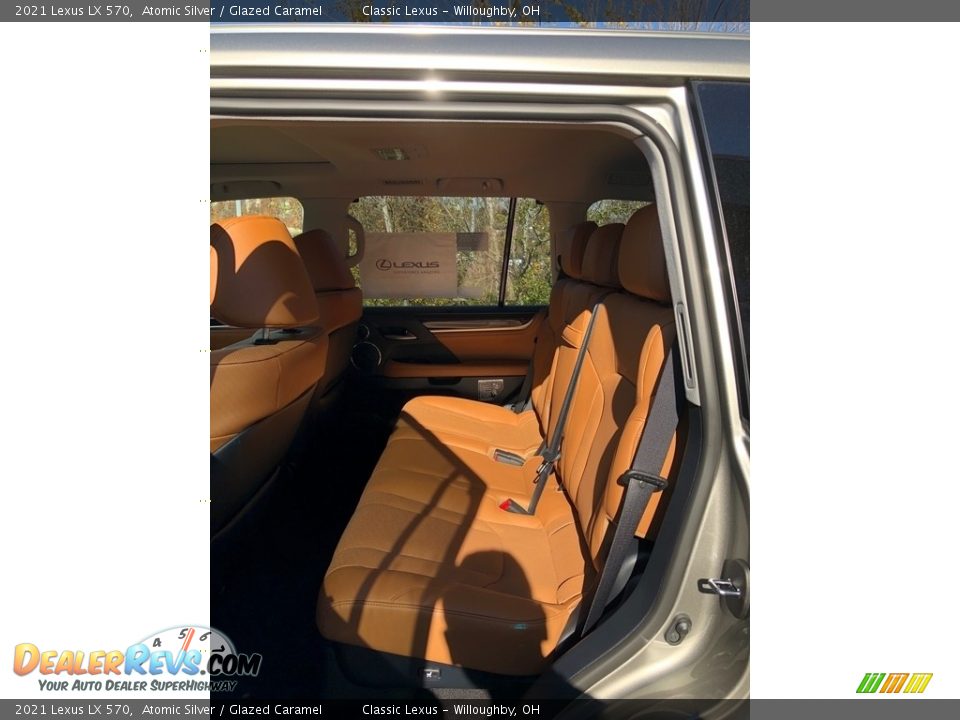 2021 Lexus LX 570 Atomic Silver / Glazed Caramel Photo #3