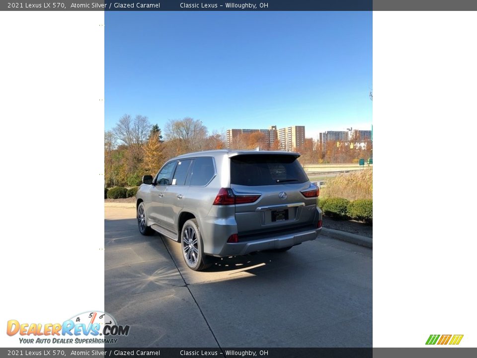 2021 Lexus LX 570 Atomic Silver / Glazed Caramel Photo #4