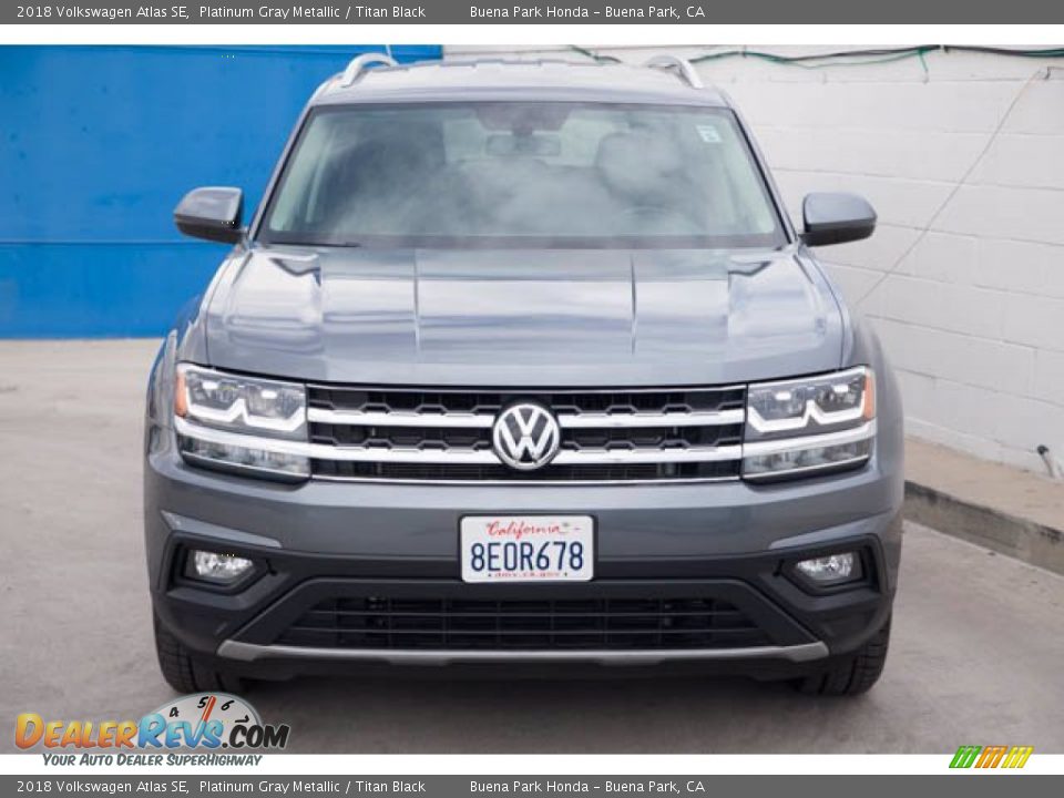 2018 Volkswagen Atlas SE Platinum Gray Metallic / Titan Black Photo #7