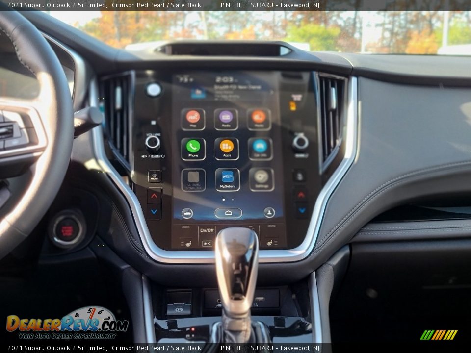 2021 Subaru Outback 2.5i Limited Crimson Red Pearl / Slate Black Photo #10