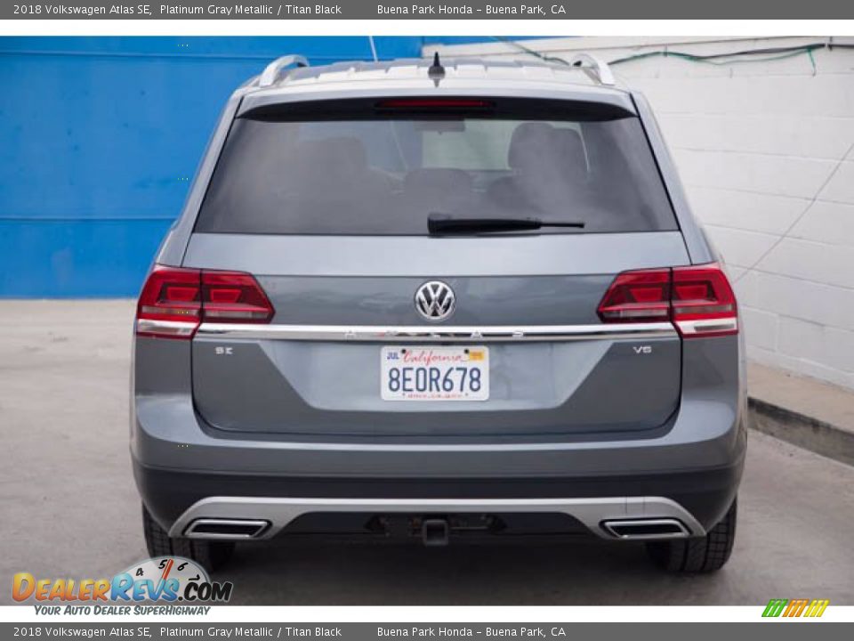 2018 Volkswagen Atlas SE Platinum Gray Metallic / Titan Black Photo #9