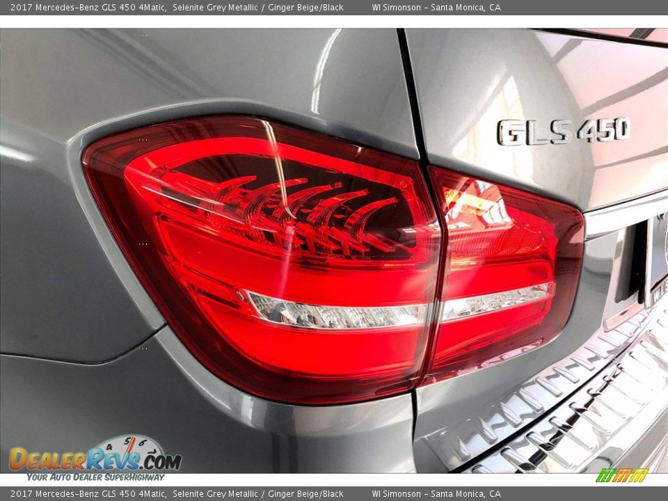 2017 Mercedes-Benz GLS 450 4Matic Selenite Grey Metallic / Ginger Beige/Black Photo #29