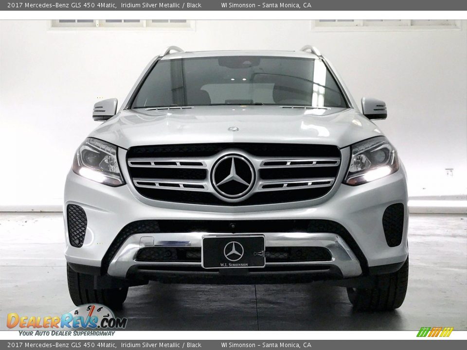 2017 Mercedes-Benz GLS 450 4Matic Iridium Silver Metallic / Black Photo #2