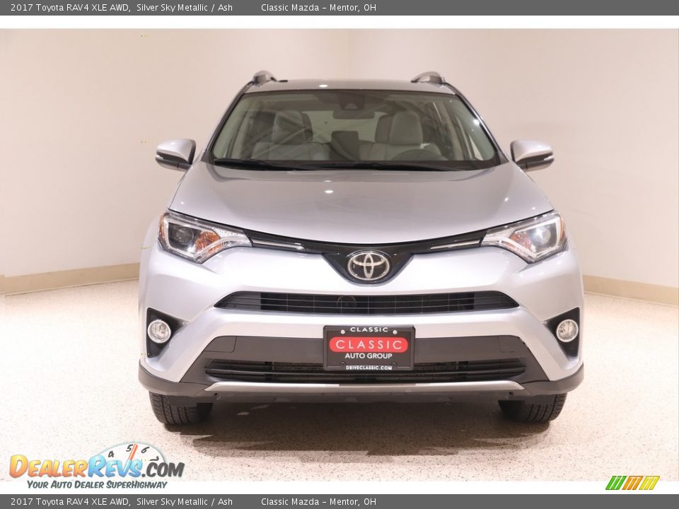 2017 Toyota RAV4 XLE AWD Silver Sky Metallic / Ash Photo #2
