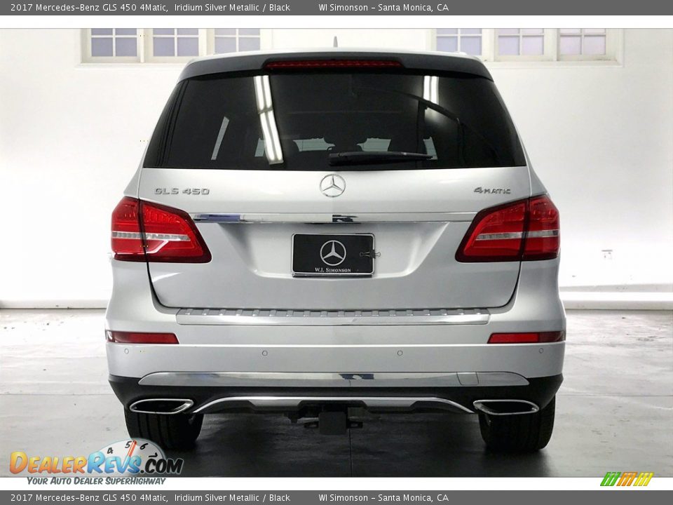 2017 Mercedes-Benz GLS 450 4Matic Iridium Silver Metallic / Black Photo #3