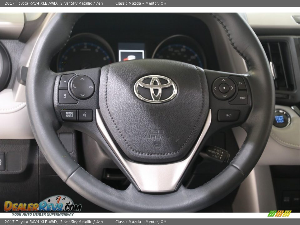 2017 Toyota RAV4 XLE AWD Silver Sky Metallic / Ash Photo #6