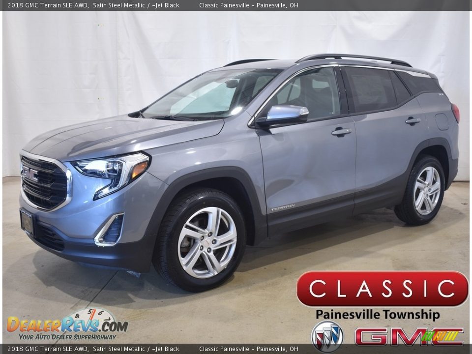 2018 GMC Terrain SLE AWD Satin Steel Metallic / ­Jet Black Photo #1