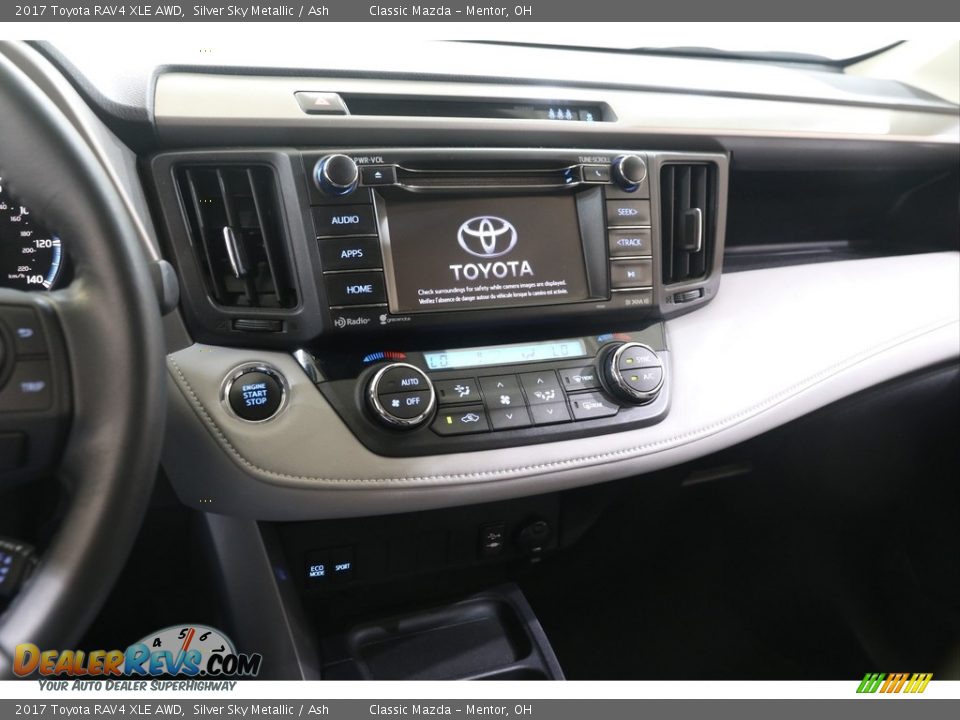 2017 Toyota RAV4 XLE AWD Silver Sky Metallic / Ash Photo #8