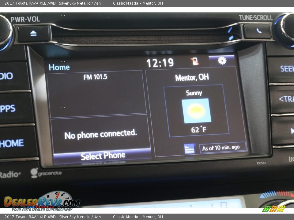 2017 Toyota RAV4 XLE AWD Silver Sky Metallic / Ash Photo #9